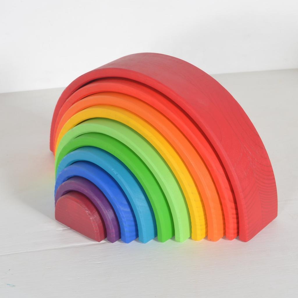 10-Piece Large Rainbow Stacker - Totdot