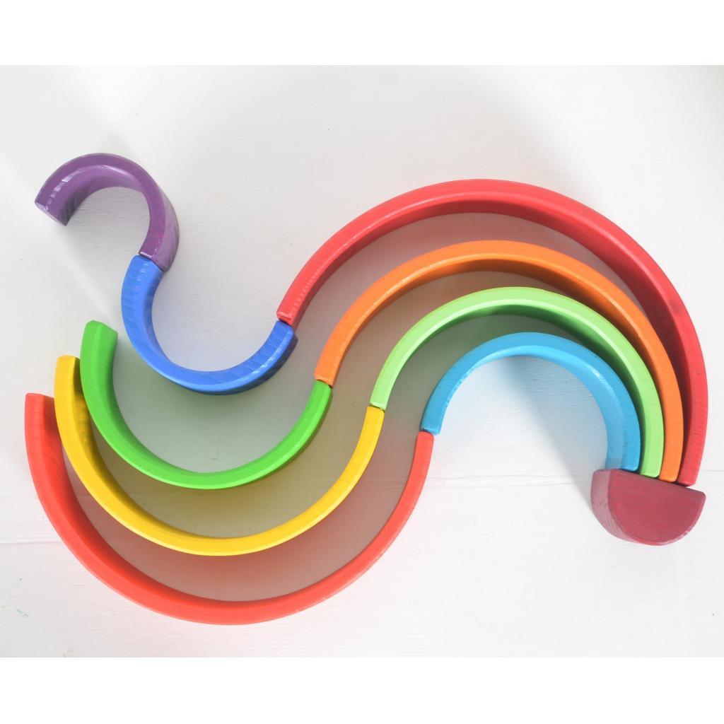 10-Piece Large Rainbow Stacker - Totdot