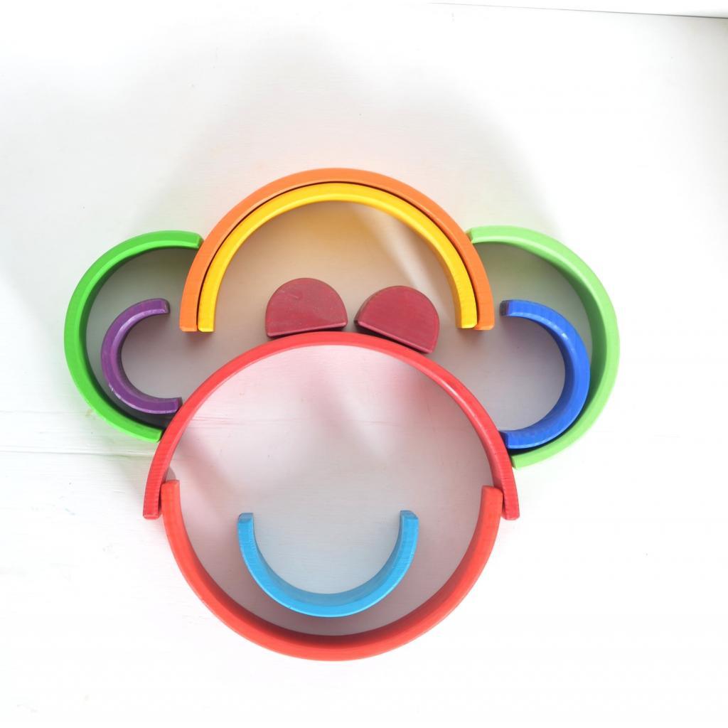 10-Piece Large Rainbow Stacker - Totdot