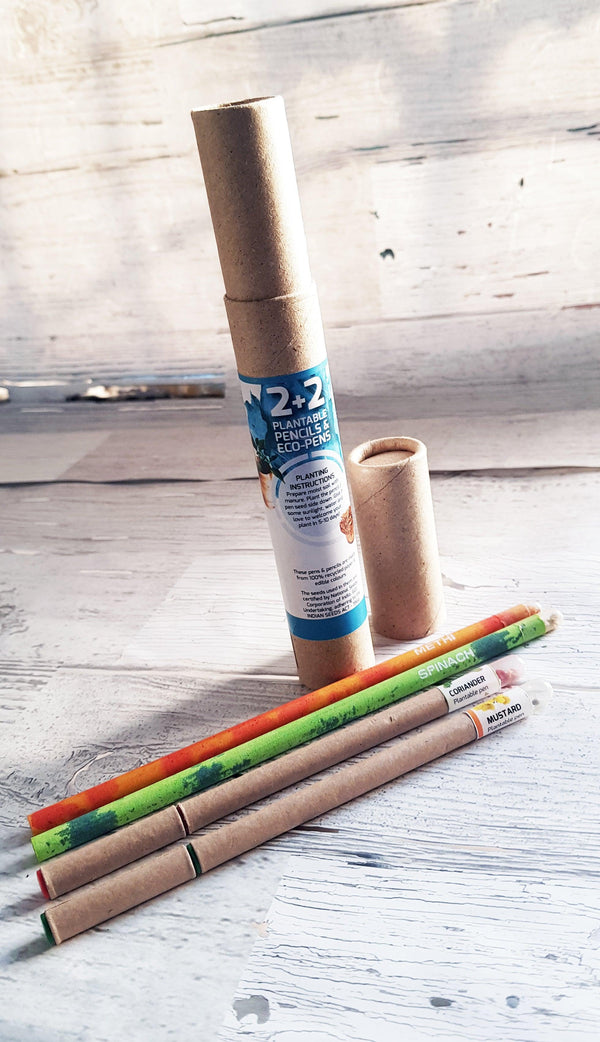 2+2 Plantable Pencils & Pens - Totdot