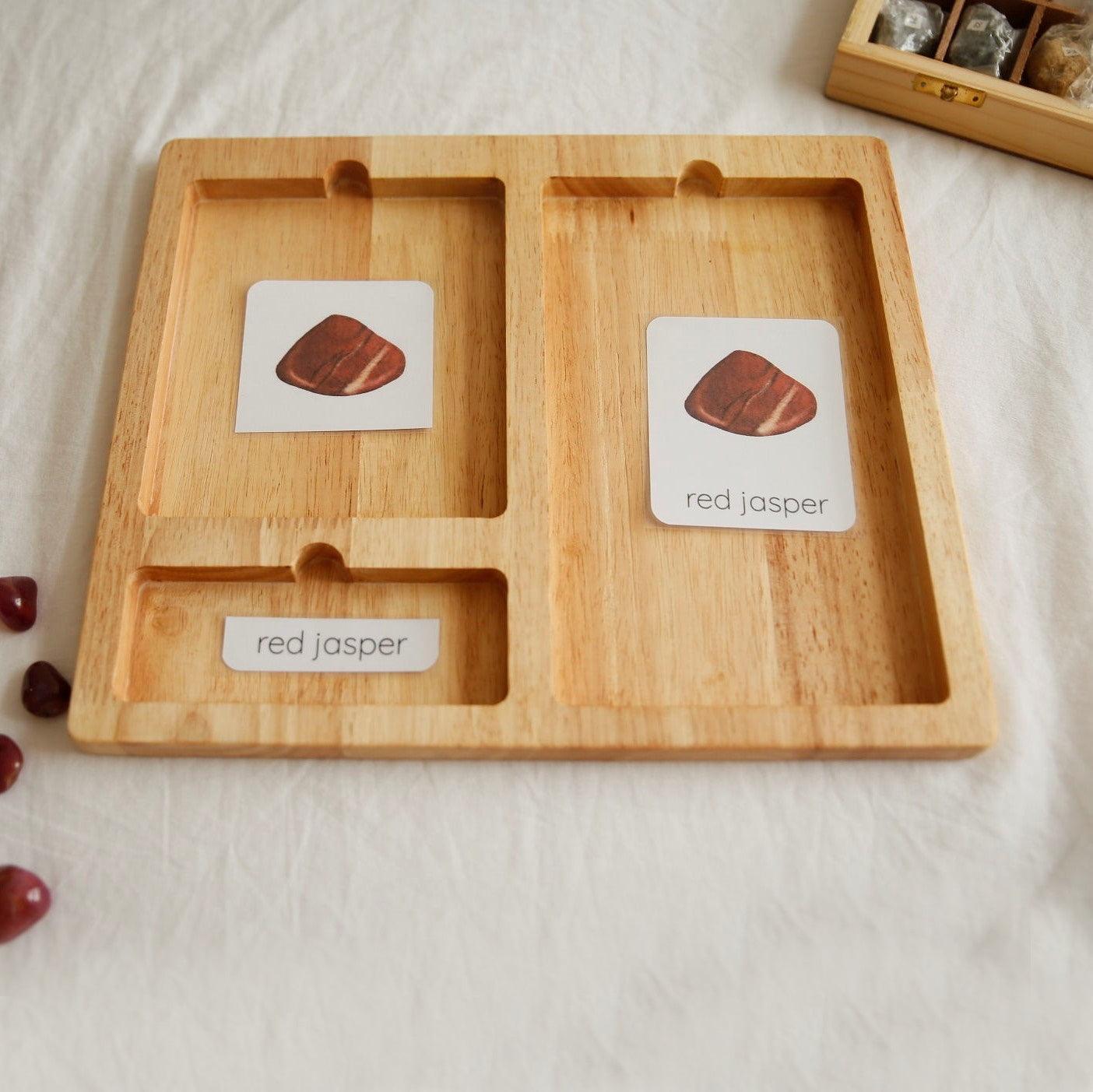 3-part Montessori Trays - Home School Aid - Totdot