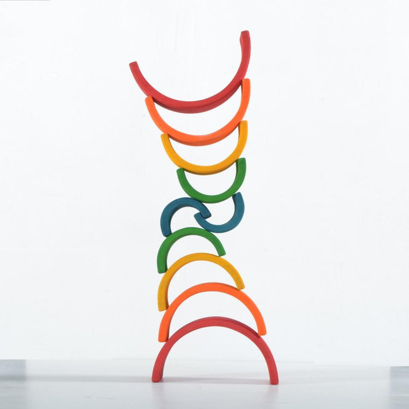6-Piece Rainbow Stacker - Totdot