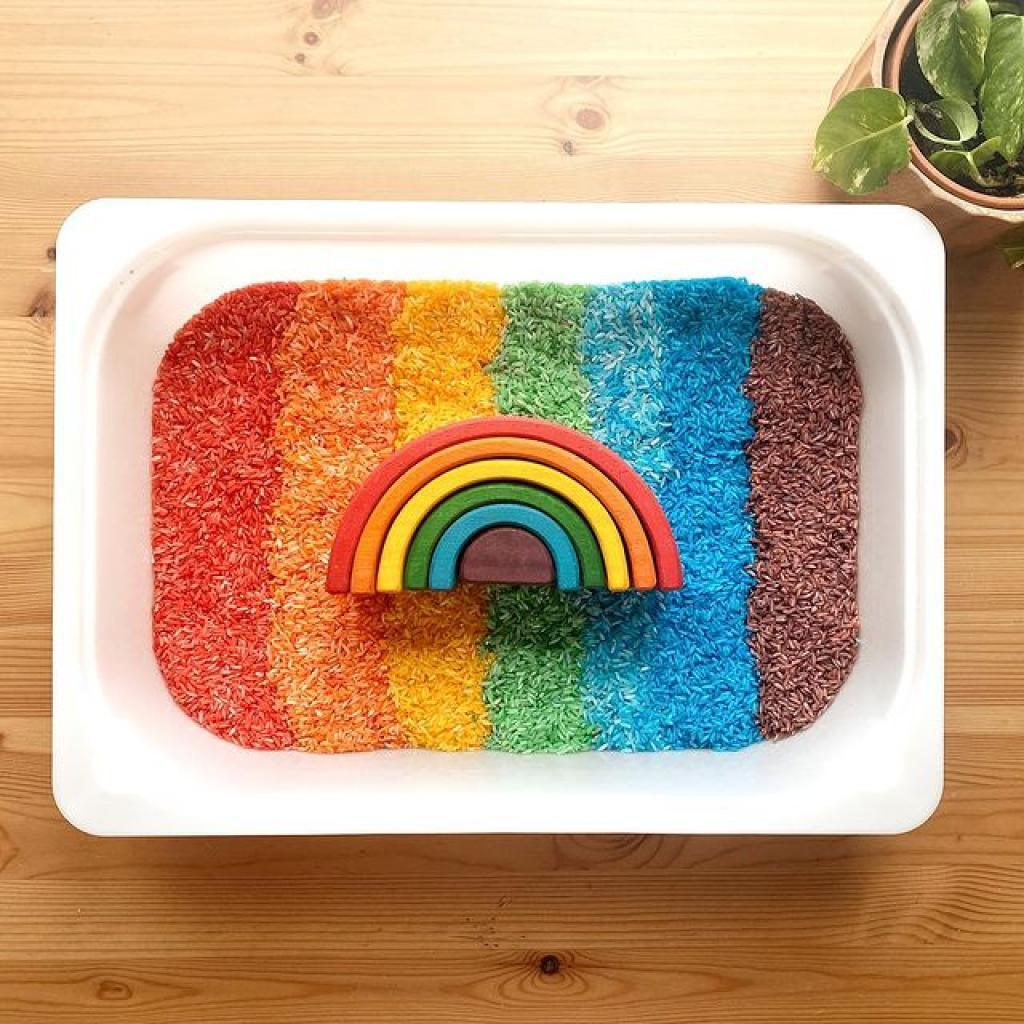 6-Piece Rainbow Stacker - Totdot