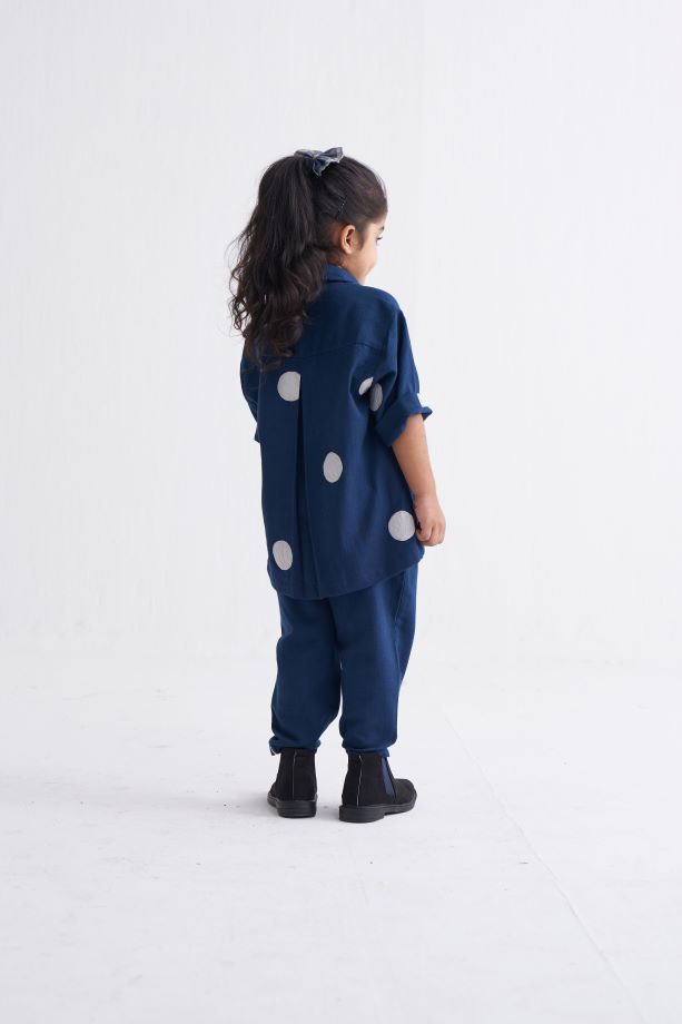 Short Top Co-Ord - Navy - Totdot