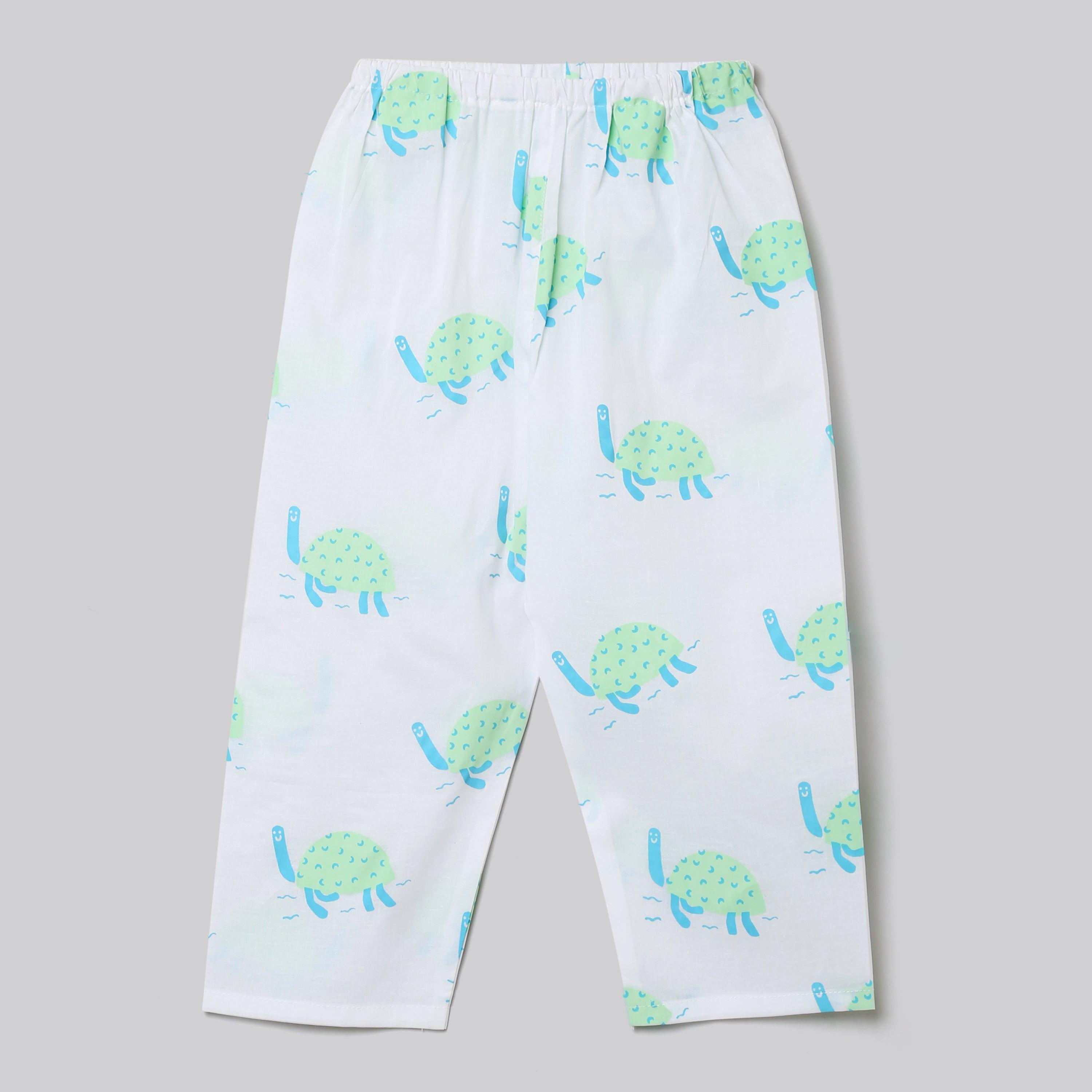 A Bale of Turtles Kurta Pyjama Set - Totdot