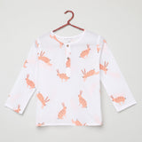 A Down of Hares'- Unisex Kurta Pyjama Set for Kids - Totdot