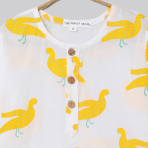 A Flock of Ducks Kurta Pyjama Set - Totdot