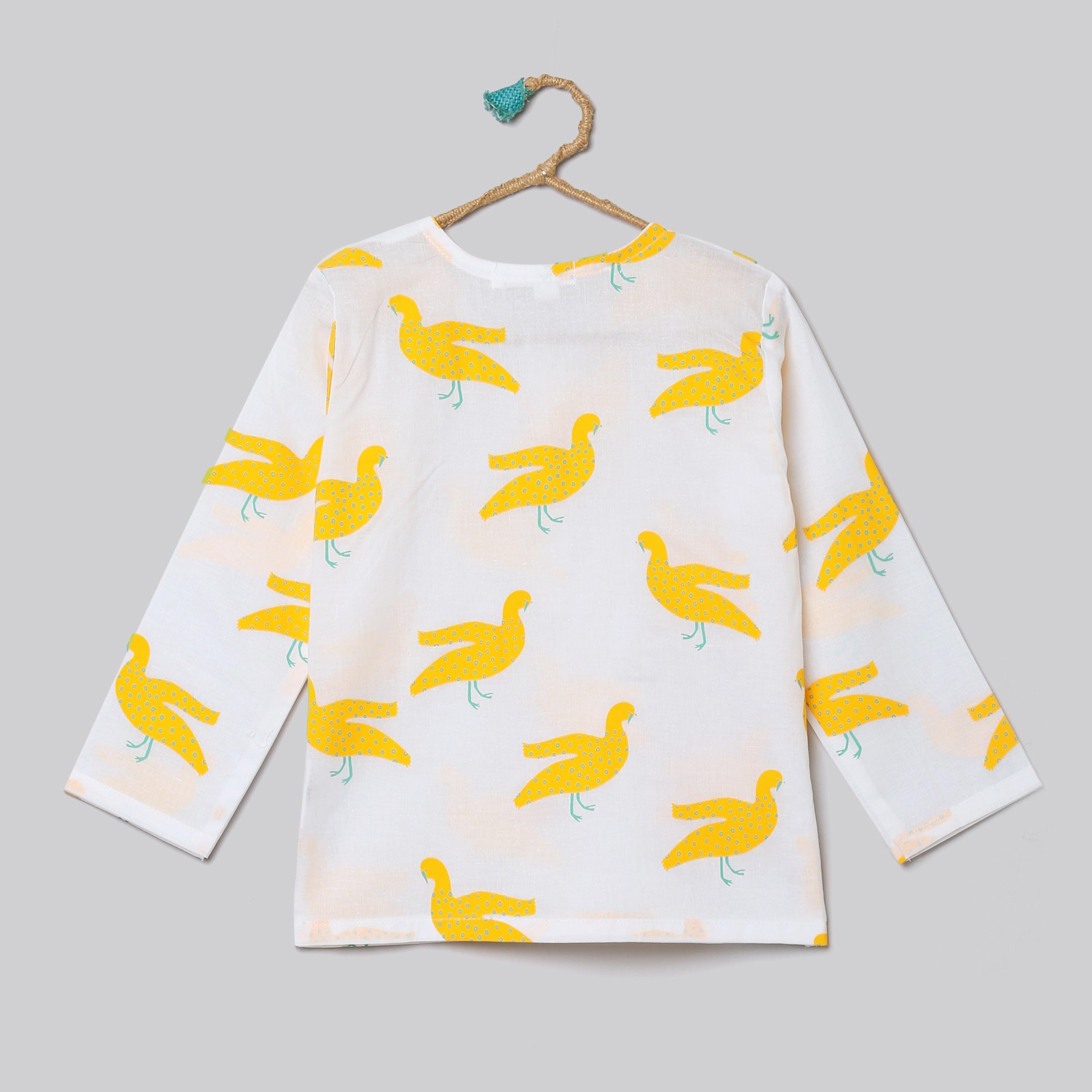 A Flock of Ducks Kurta Pyjama Set - Totdot