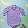 Açai Cotton Onesie Purple Shirt for Baby Boys