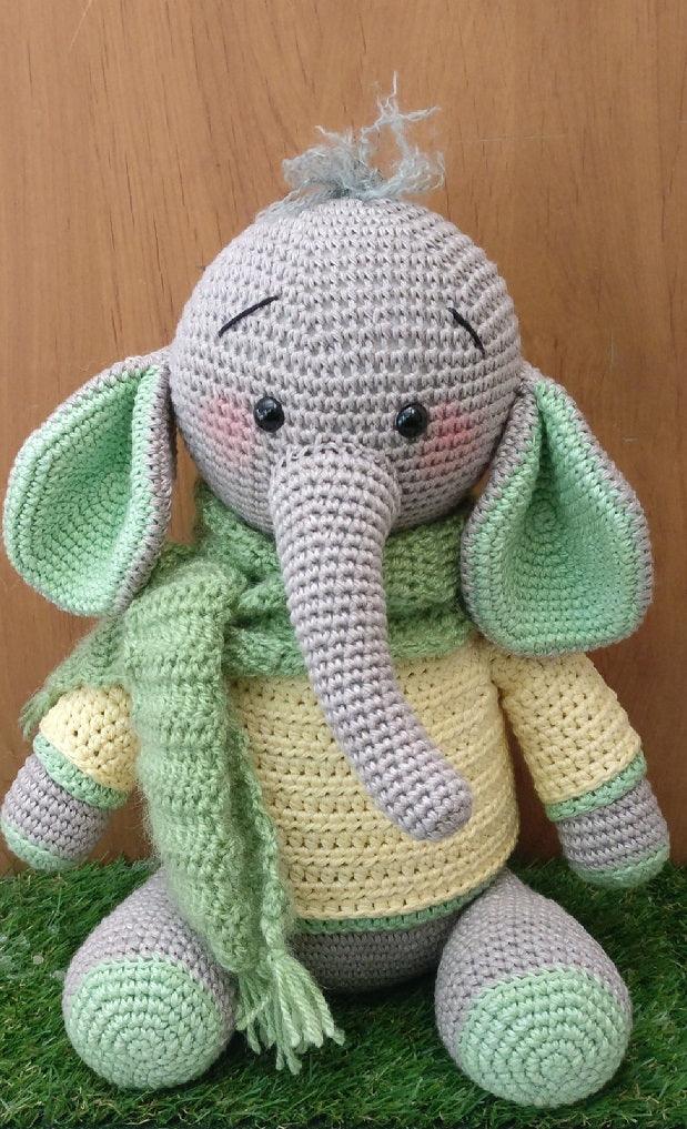 Animal - Elephant Crochet Toy - Totdot