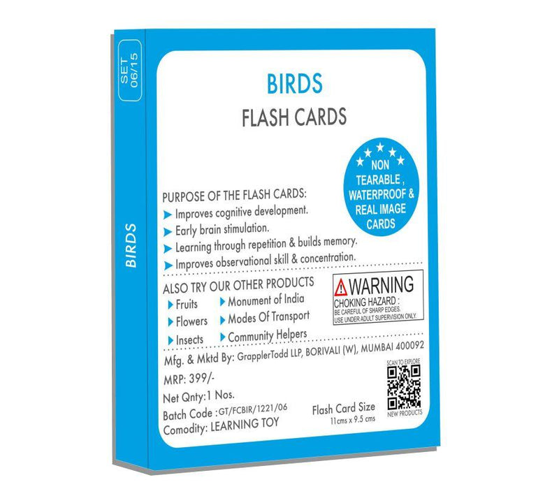 Birds Flash Cards - Totdot