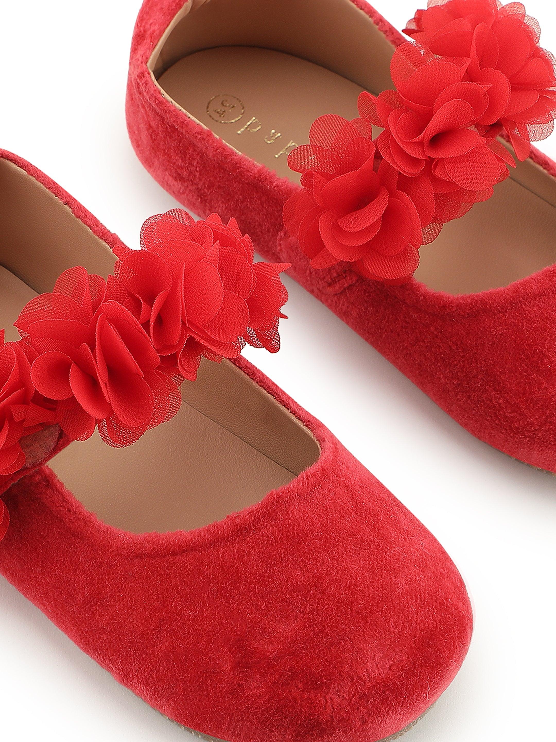 Blossom Red Ballerinas - Totdot