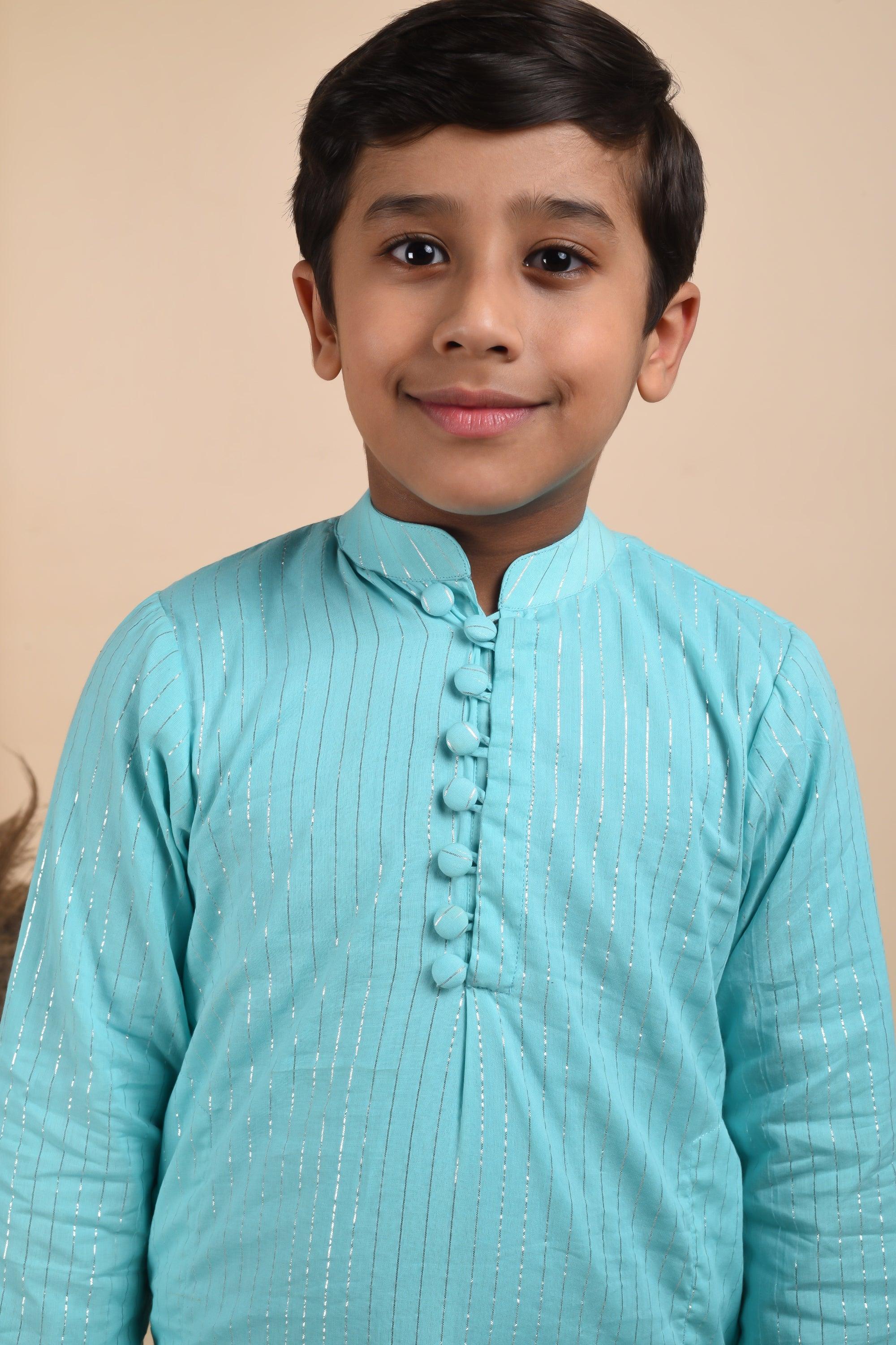 Blue Kurta Set - Totdot