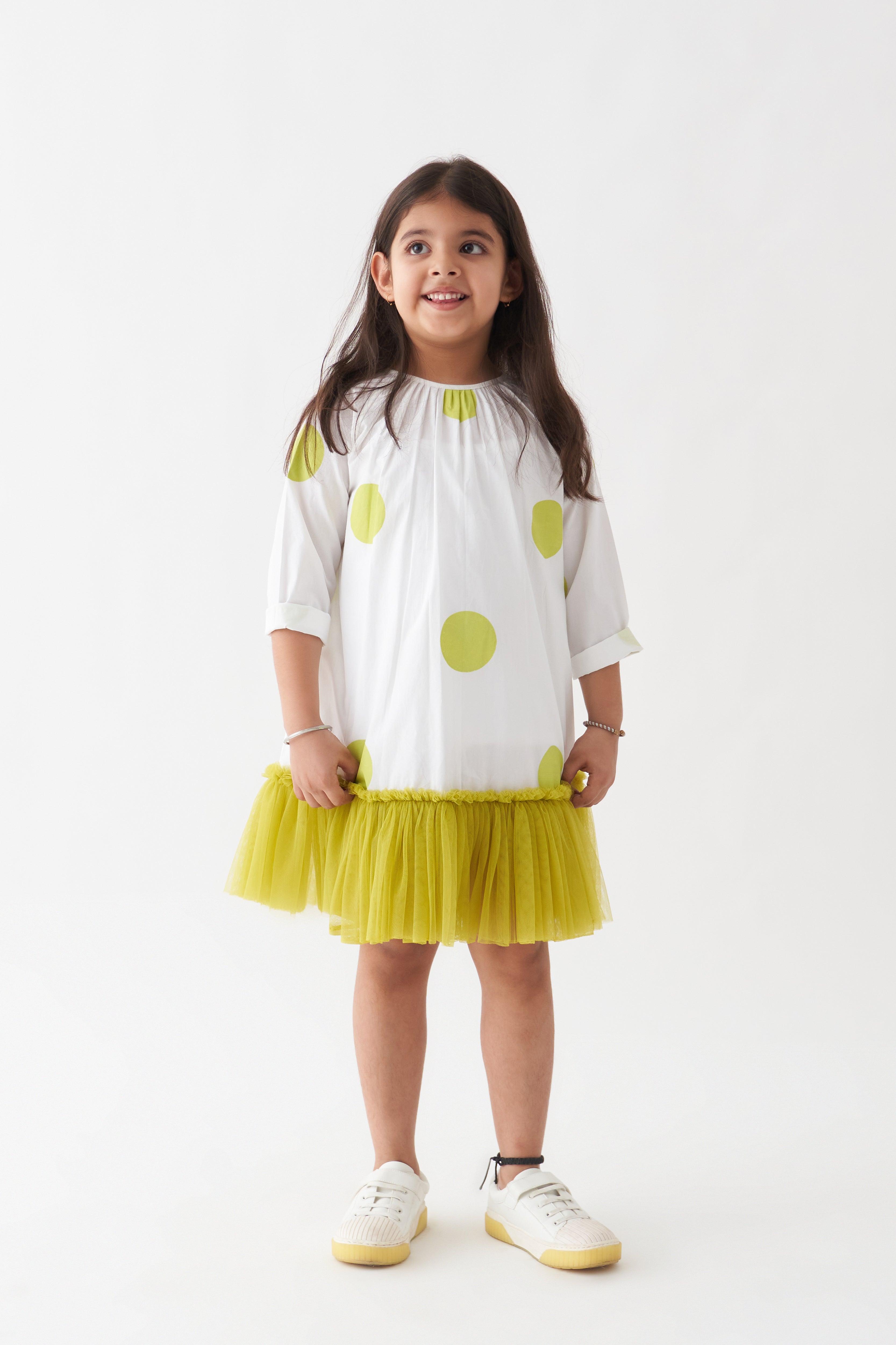 Bottom Frill Dress - Totdot