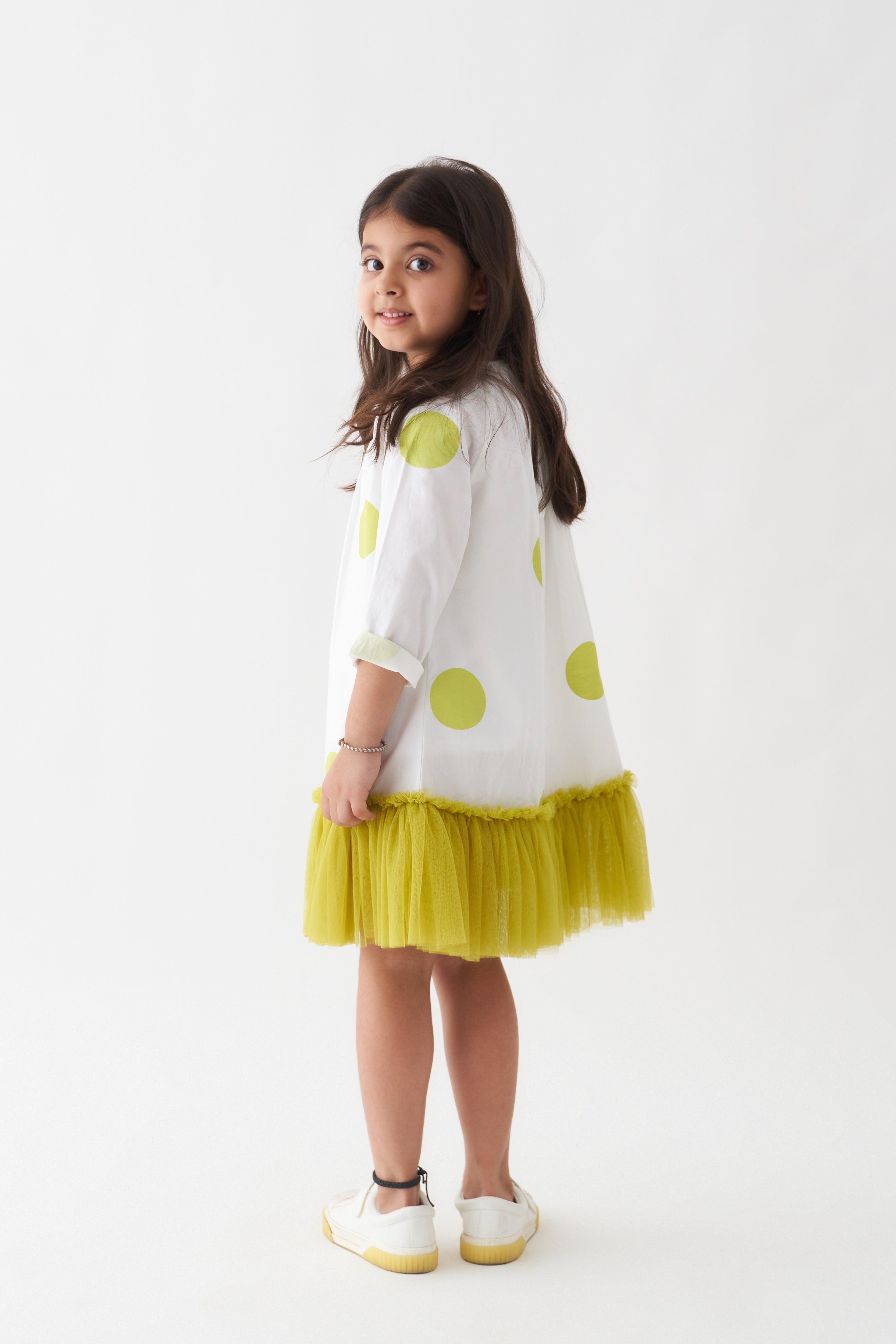 Bottom Frill Dress - Totdot