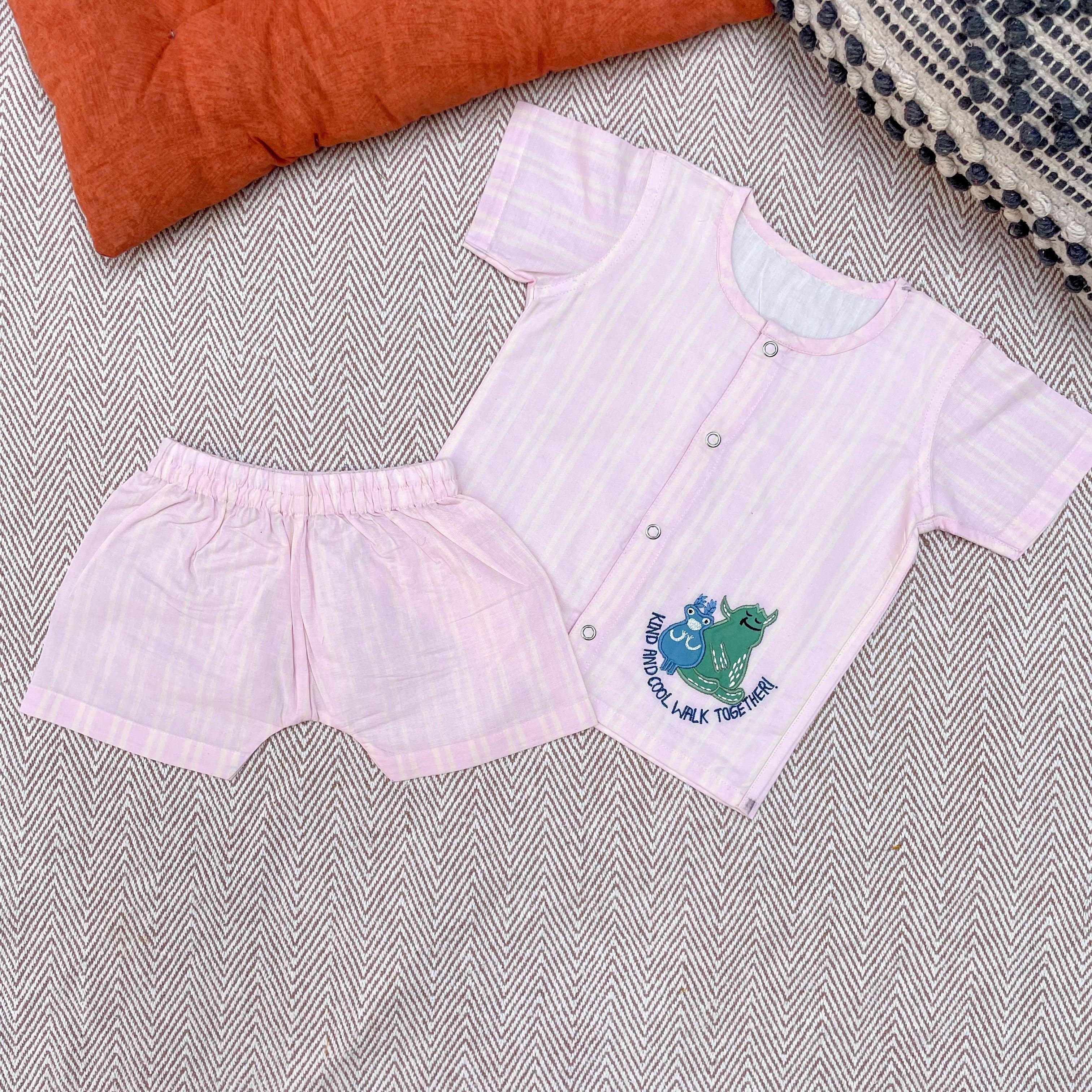 Cotton Jhabla Set- Kind and Cool - Totdot