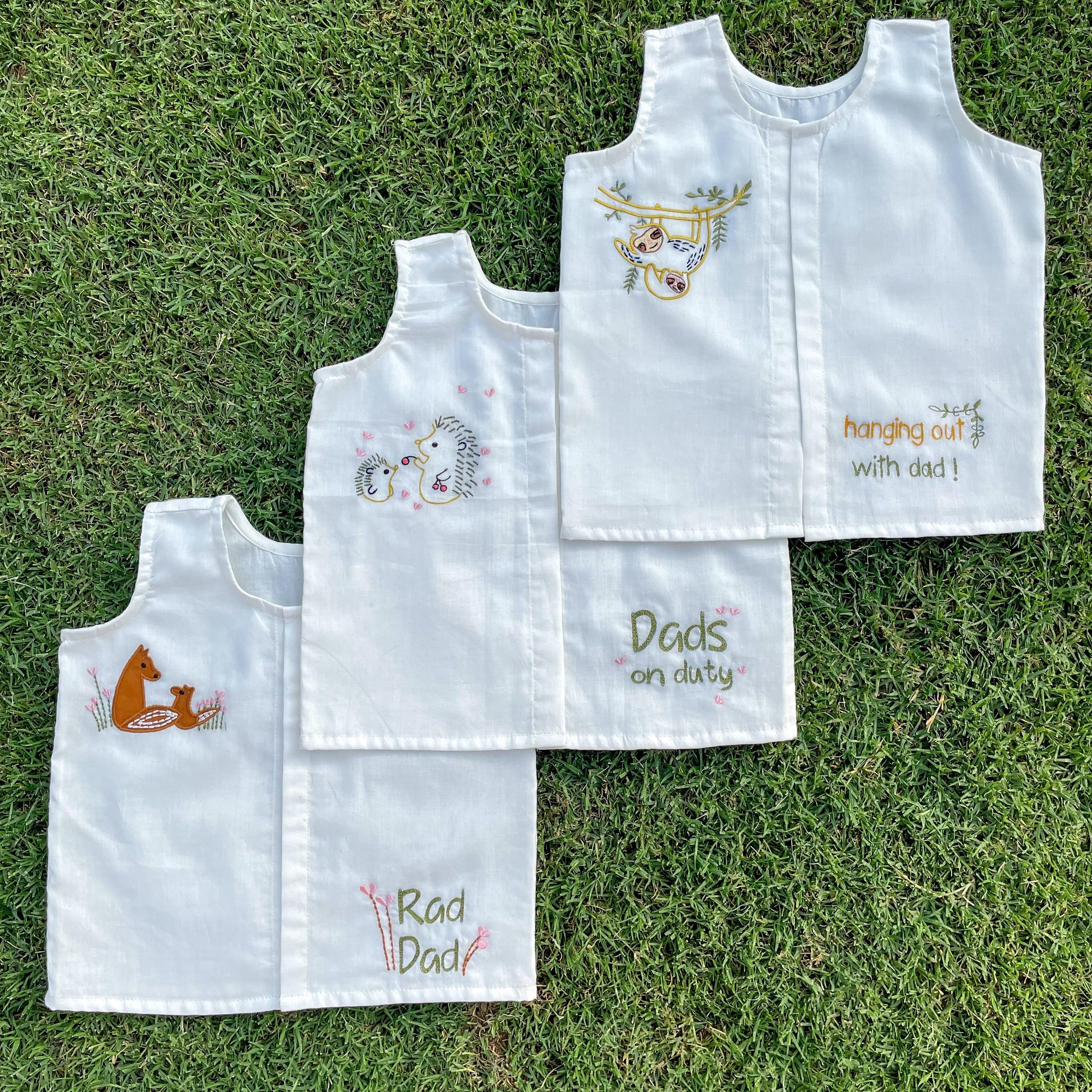 Cotton Jhablas/Vests -Set of 3 - Totdot