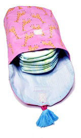 Diaper Tote Bag- Istroller' Tote Bag - Pink Giraffe - Totdot