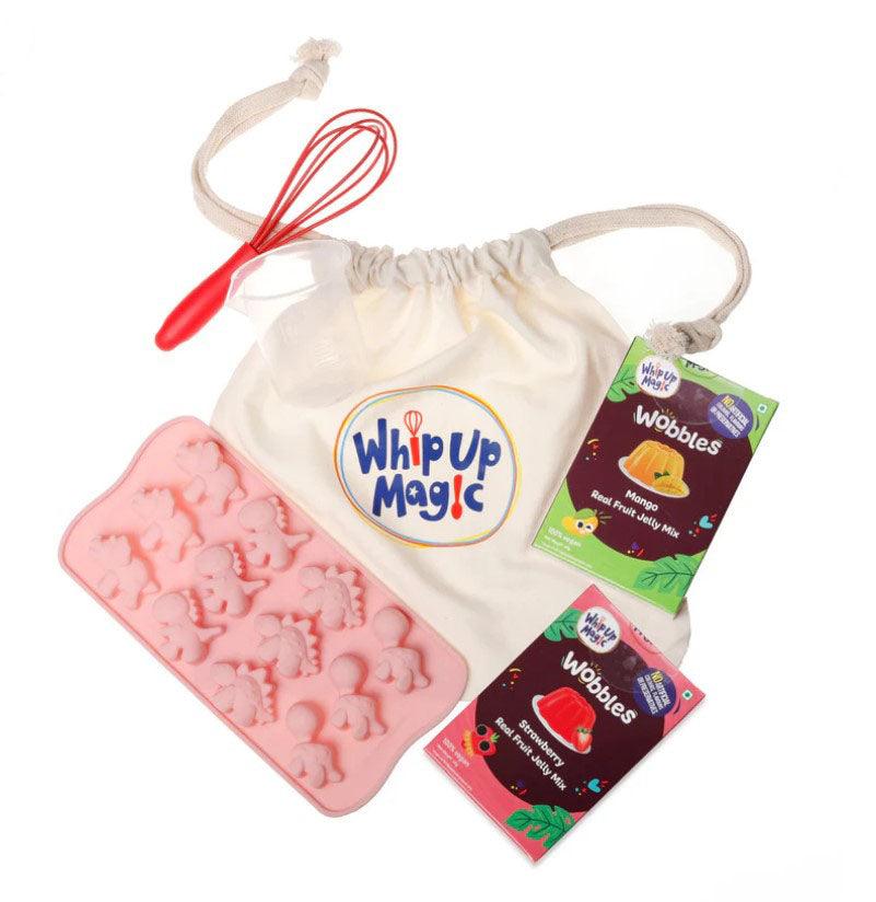 Dino Jelly Mould + MC + Whisk+ Mango WS + Drawstring Jellies - Totdot