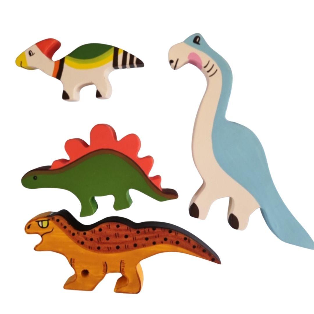 Dinosaur World Wooden Toy (9 Piece) - Totdot