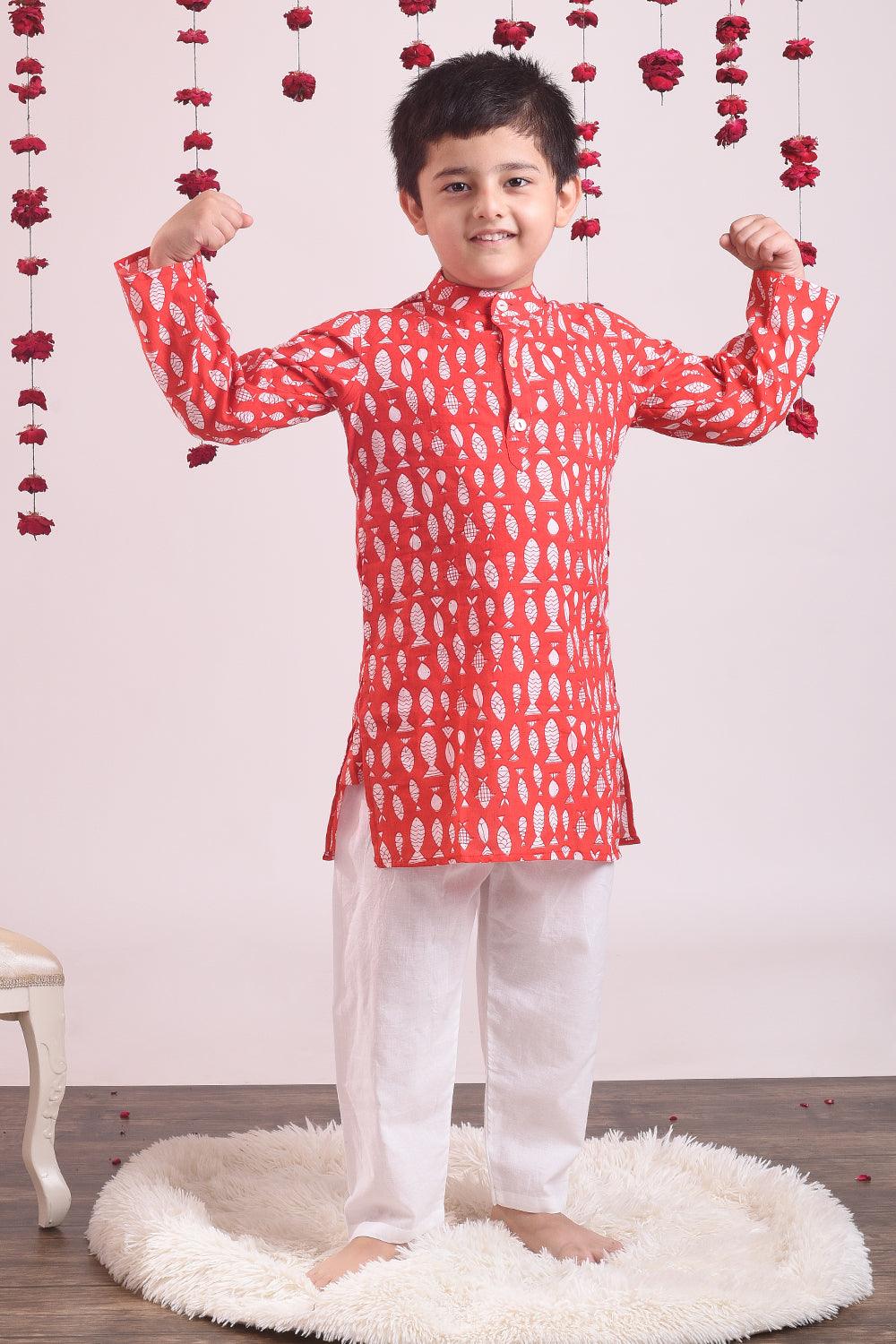 Fish Kurta Set - Totdot