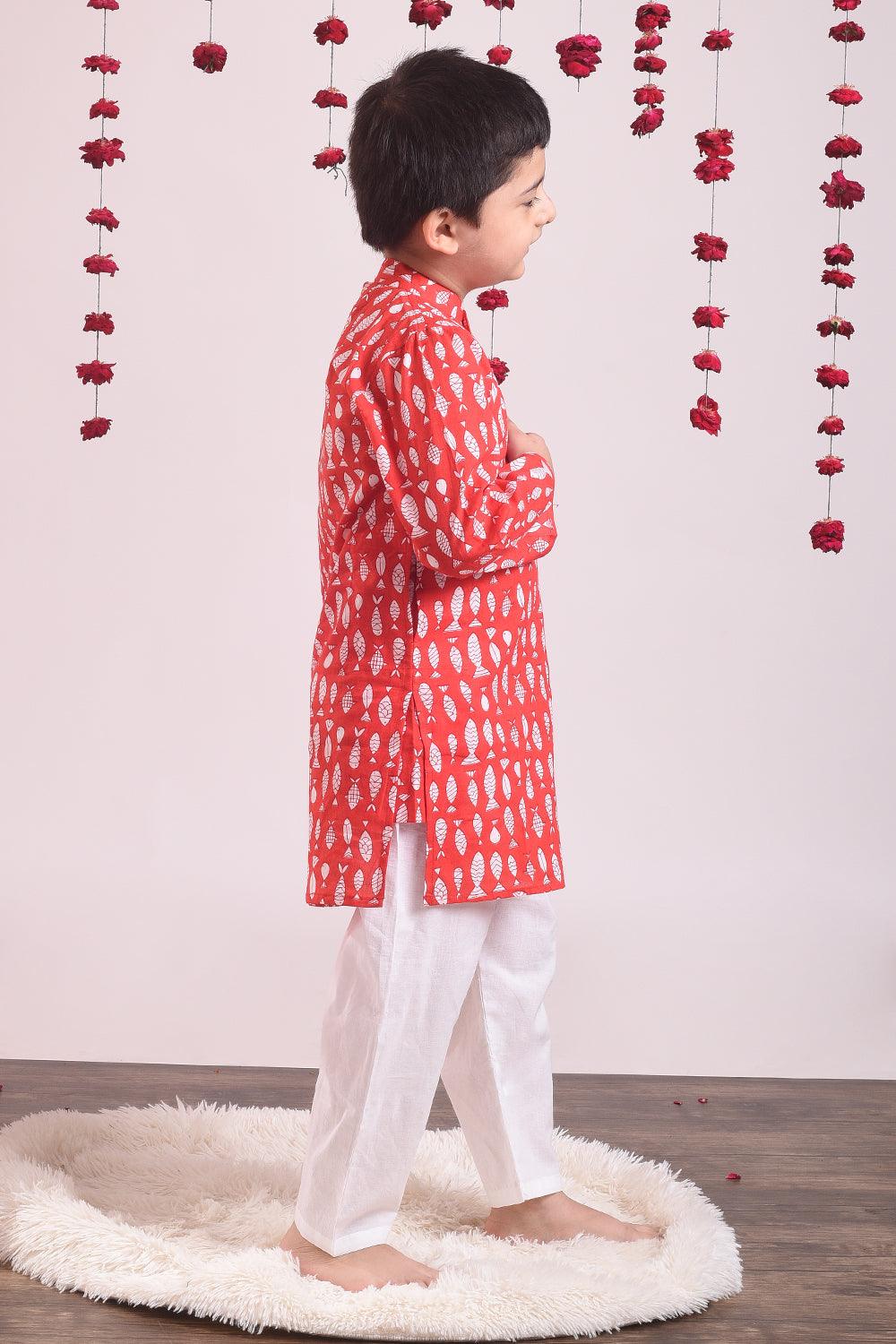 Fish Kurta Set - Totdot