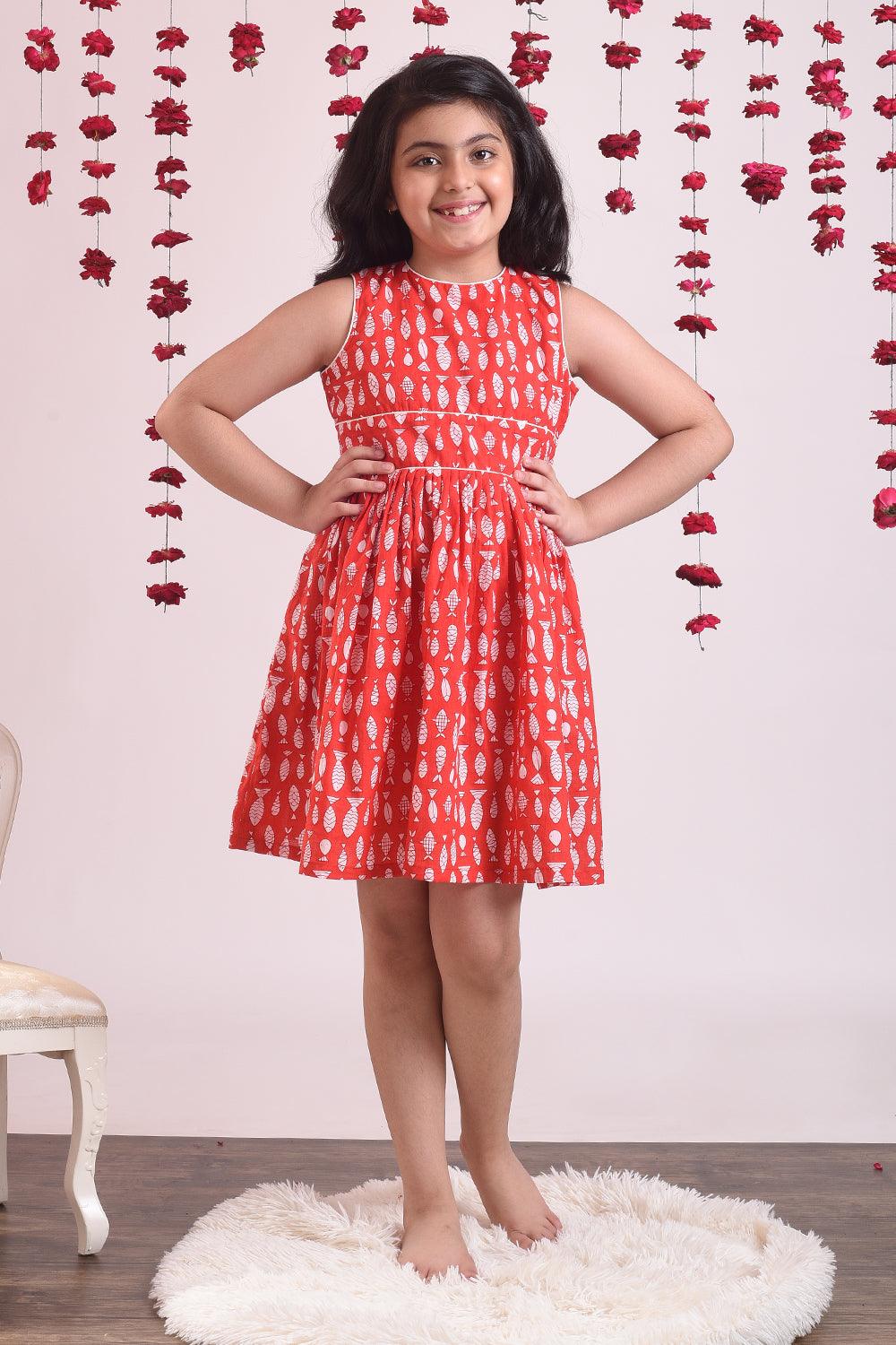 Fish Twirl Dress - Totdot