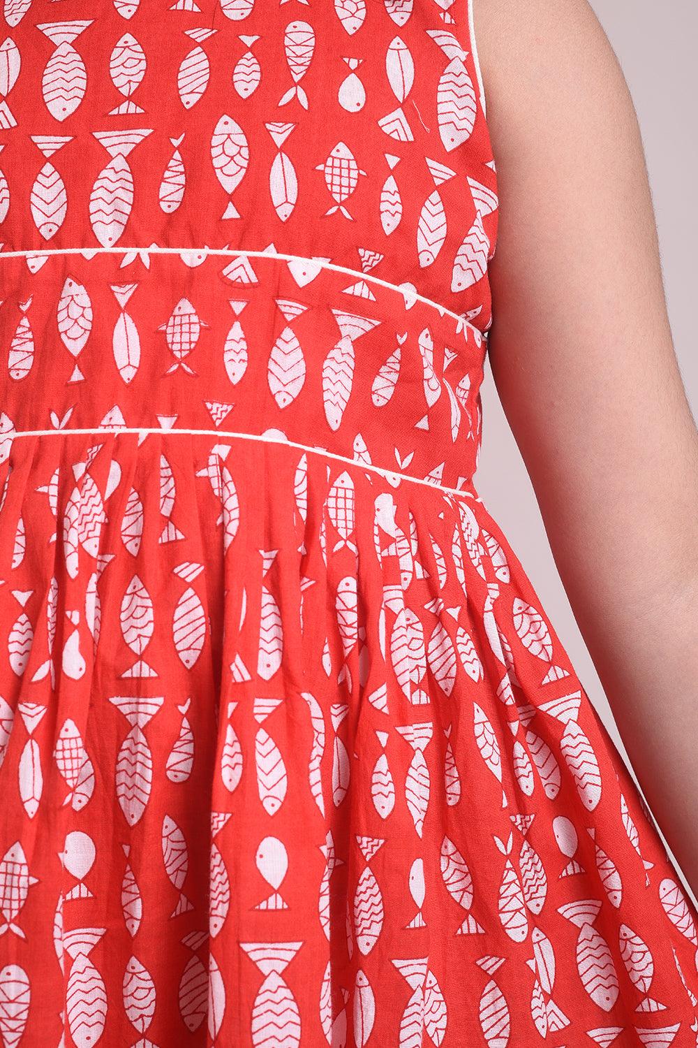 Fish Twirl Dress - Totdot