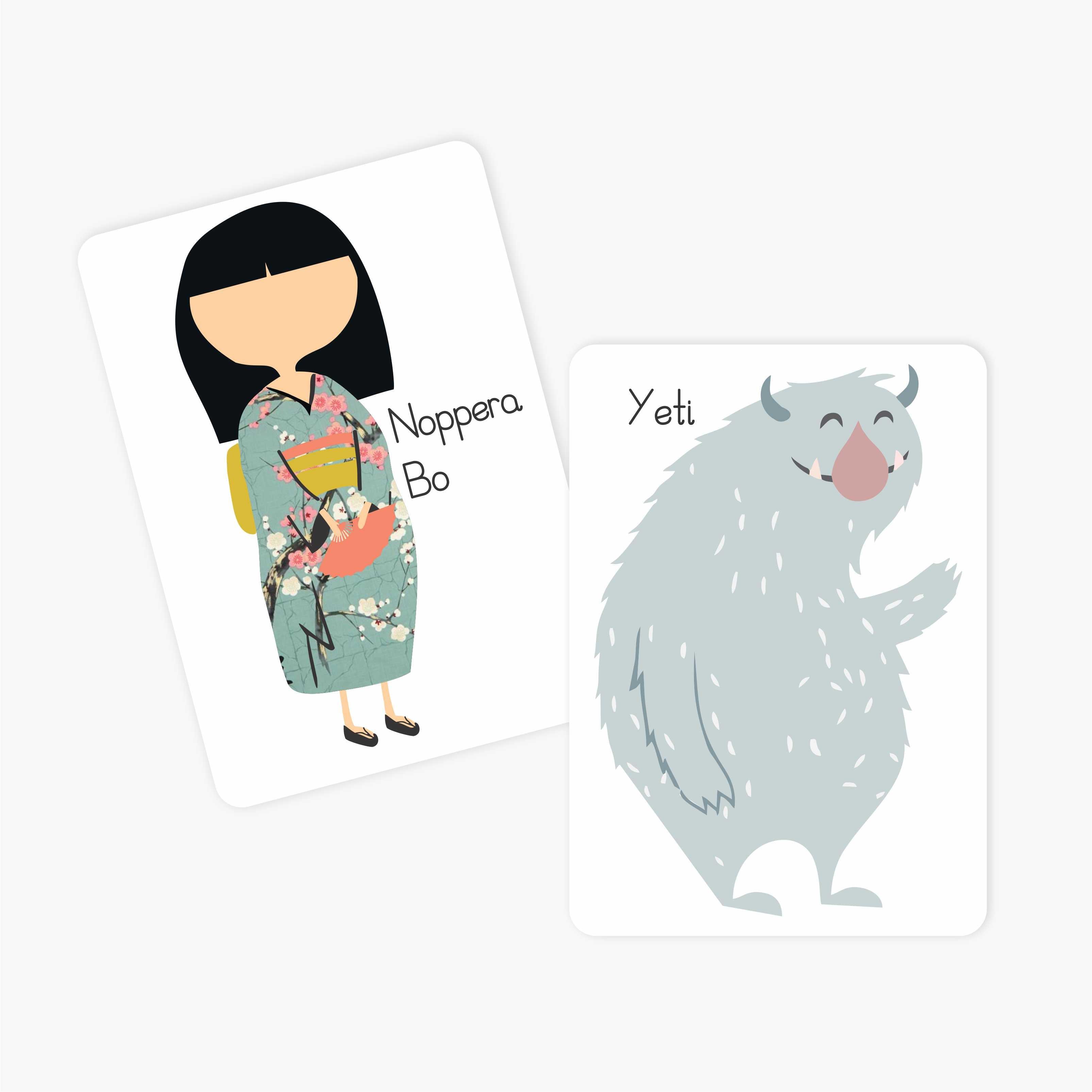 Flash & Fact Cards | Imaginary Creatures - Totdot