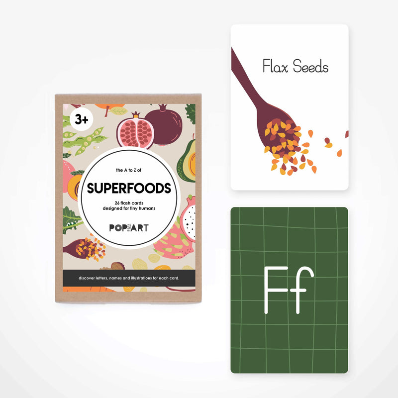 Flash Cards Superfoods - Totdot