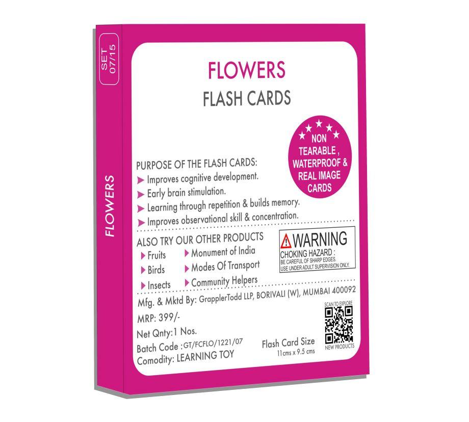 Flowers Flash Cards - Totdot