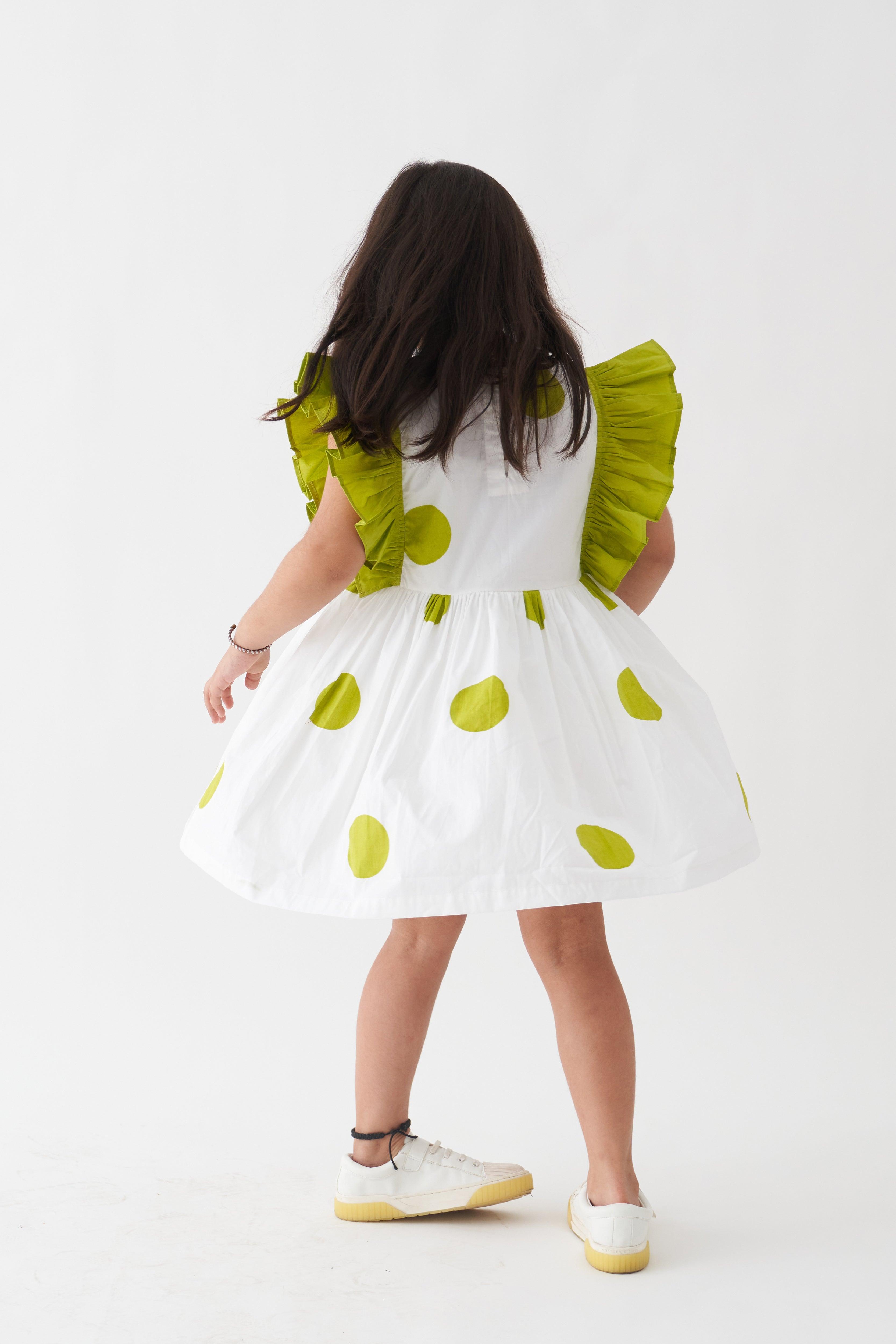 Frill Sleeve Dress - Totdot