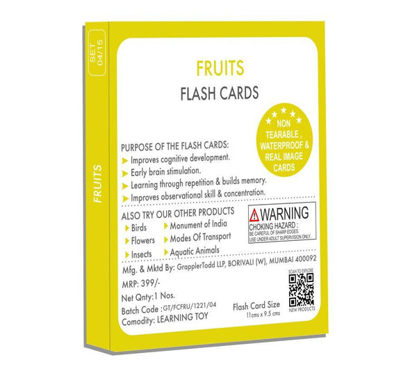 Fruits Flash Cards - Totdot