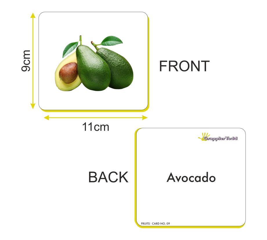 Fruits Flash Cards - Totdot