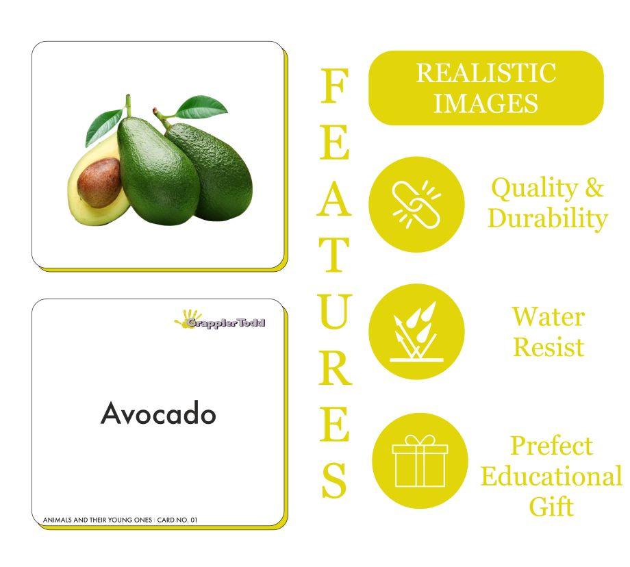 Fruits Flash Cards - Totdot