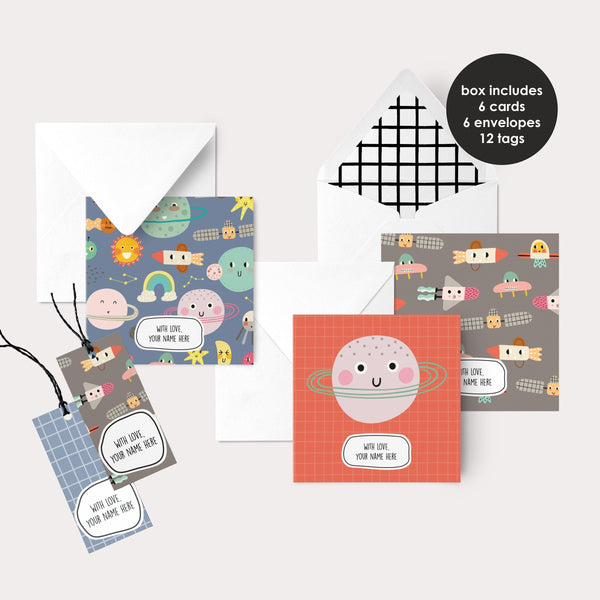 Gift Cards & Tags | Space Age - Totdot