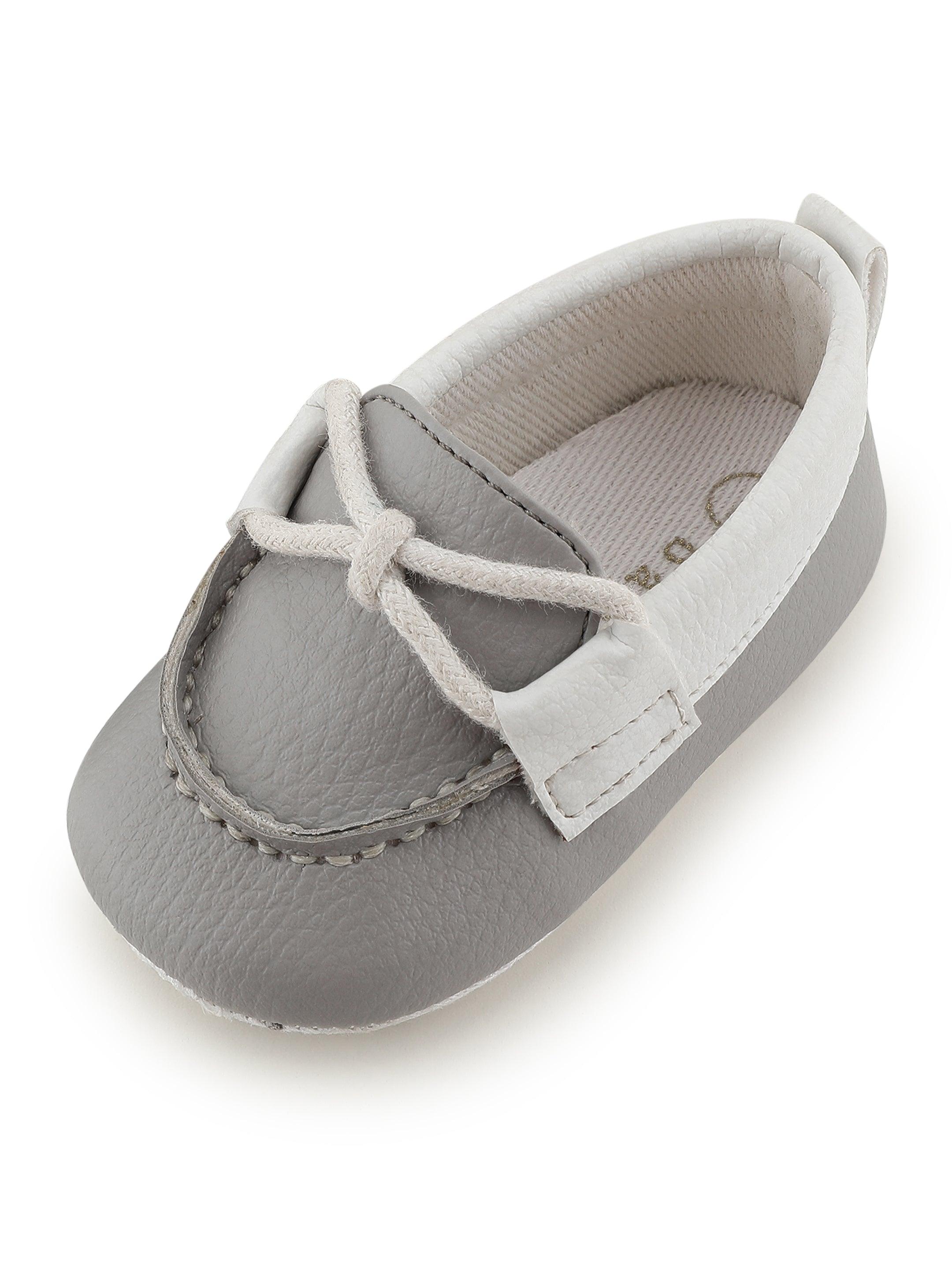 Grey Mr. Doe Loafers - Totdot