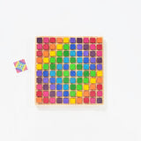 Hundred Board Activity Set of 100 Tiles and 70 Flash cards - Totdot