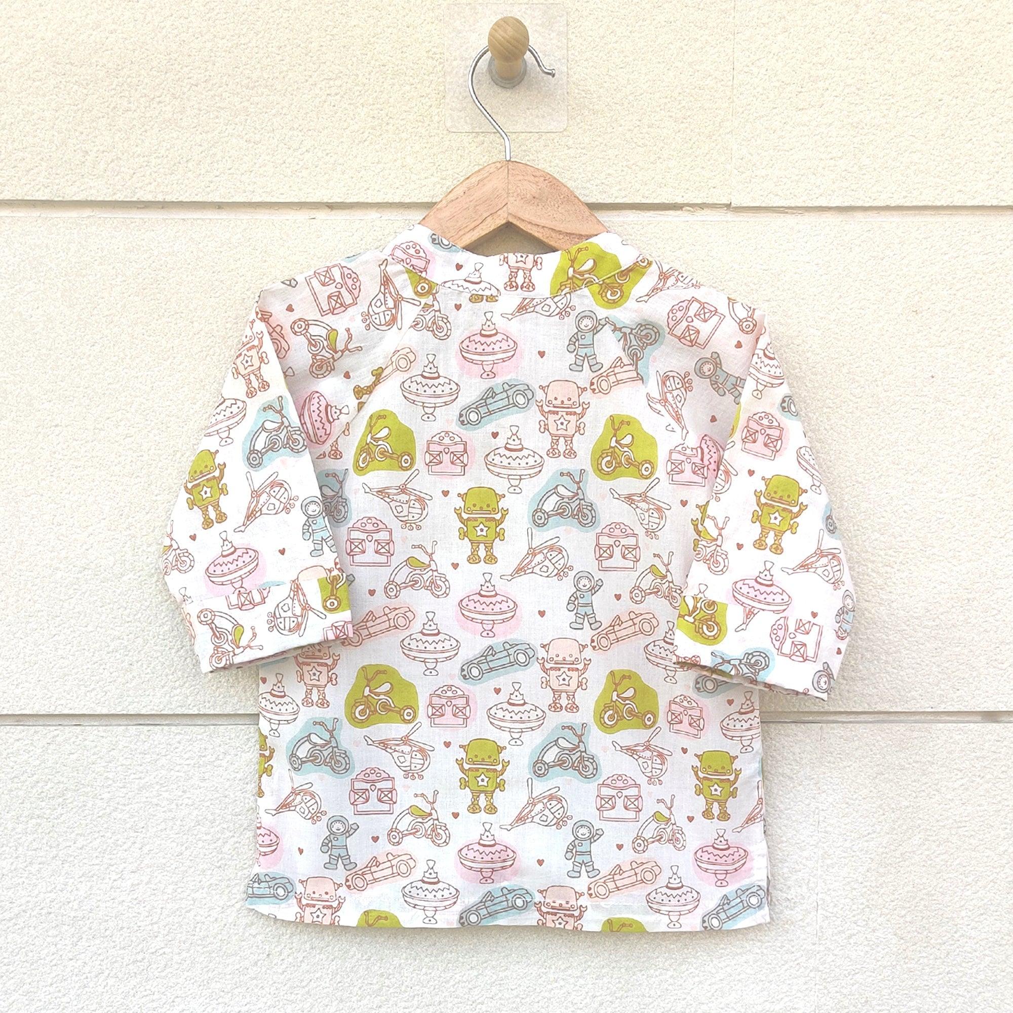 Ikeda Designs Sci-fi Print Raglan sleeves Shirt - Multicolor - Totdot