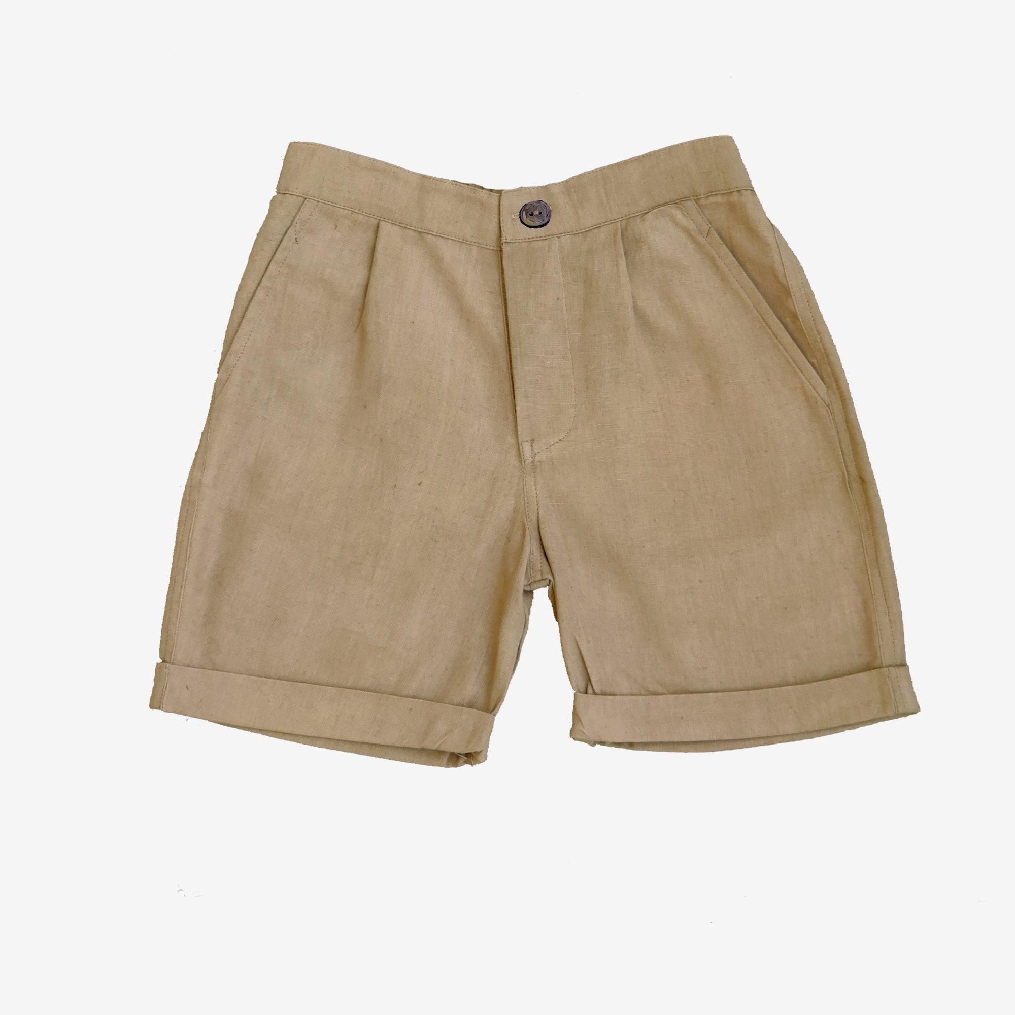 Ikeda Designs Solid color Shorts- Brown - Totdot