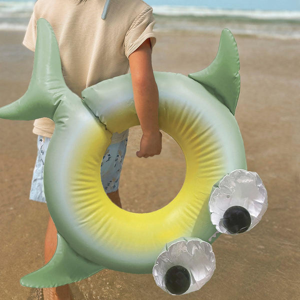 Kiddy Pool Ring Shark Tribe Khaki - Totdot