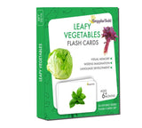Leafy Vegetables Flash Cards - Totdot