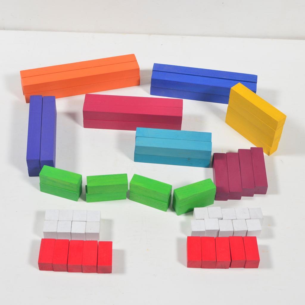 Math Play Rods - 64 Pieces - Totdot