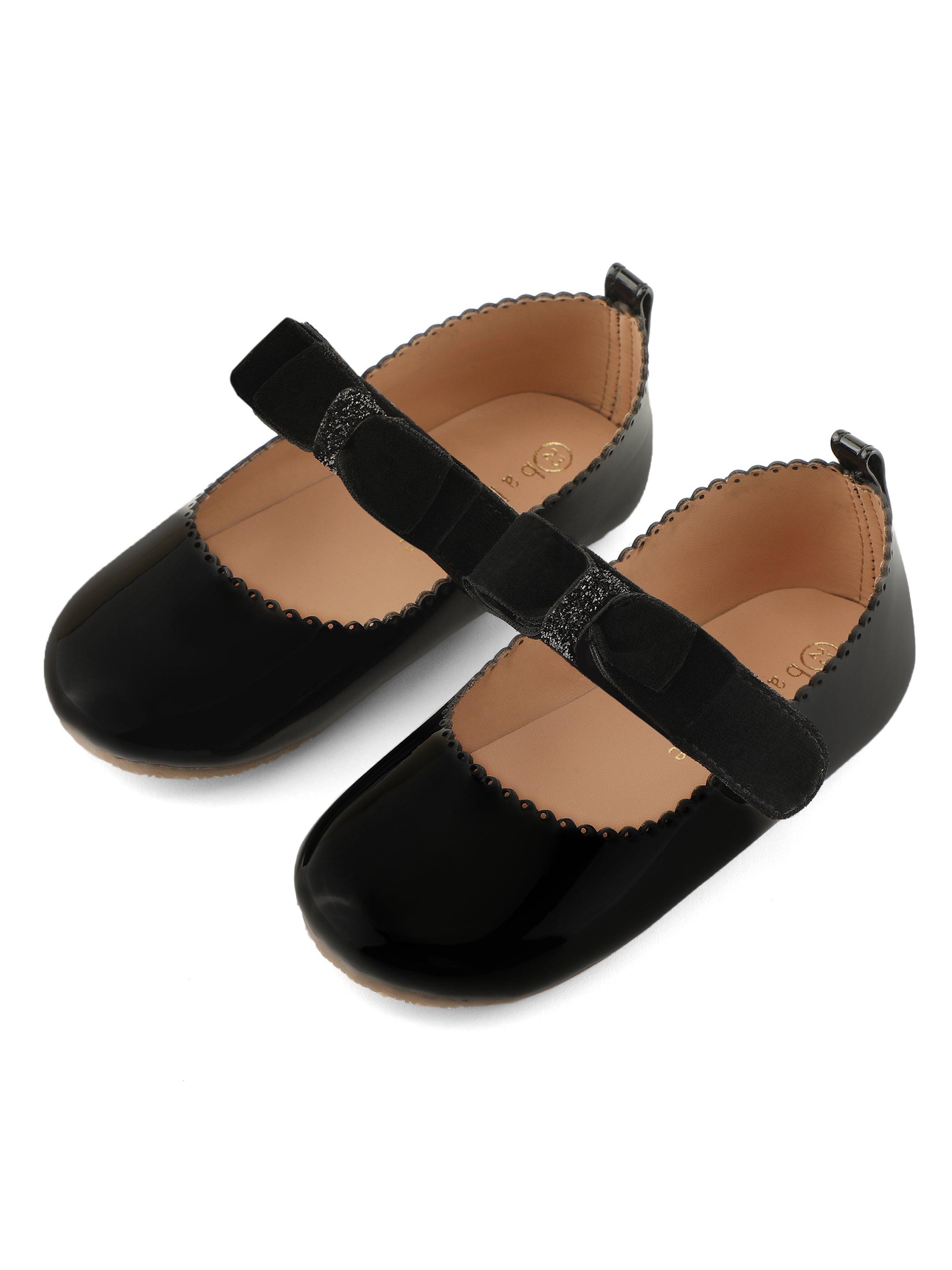 Midnight Black Ballerinas - Totdot