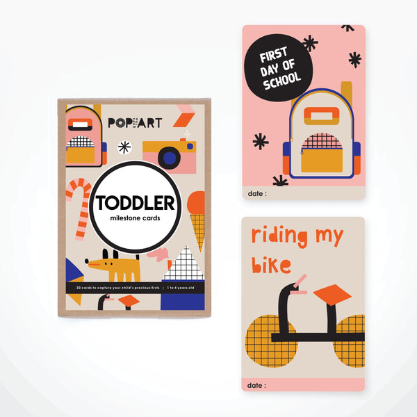 Milestone Cards Toddler - Totdot