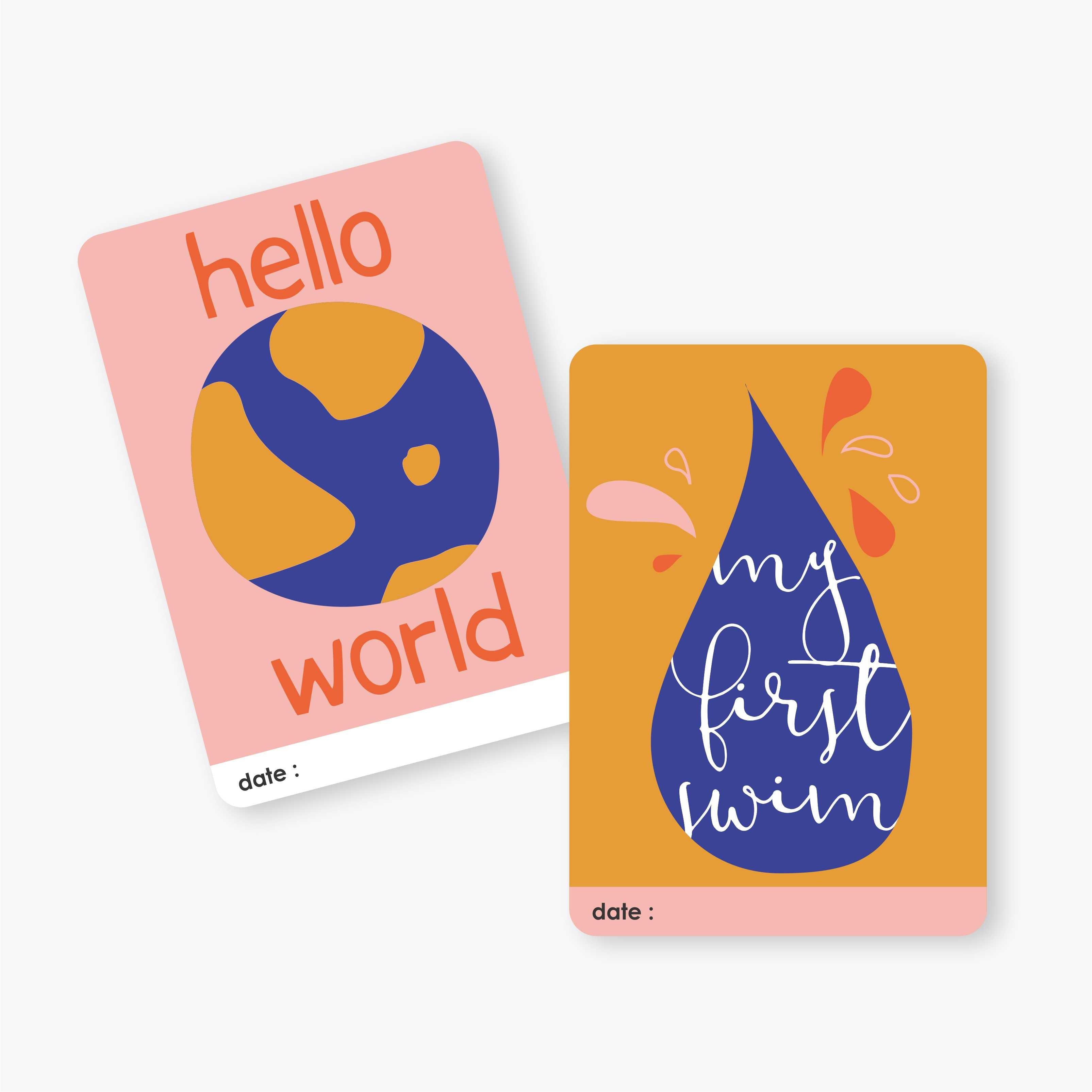 Mini Milestone Cards Baby - Totdot