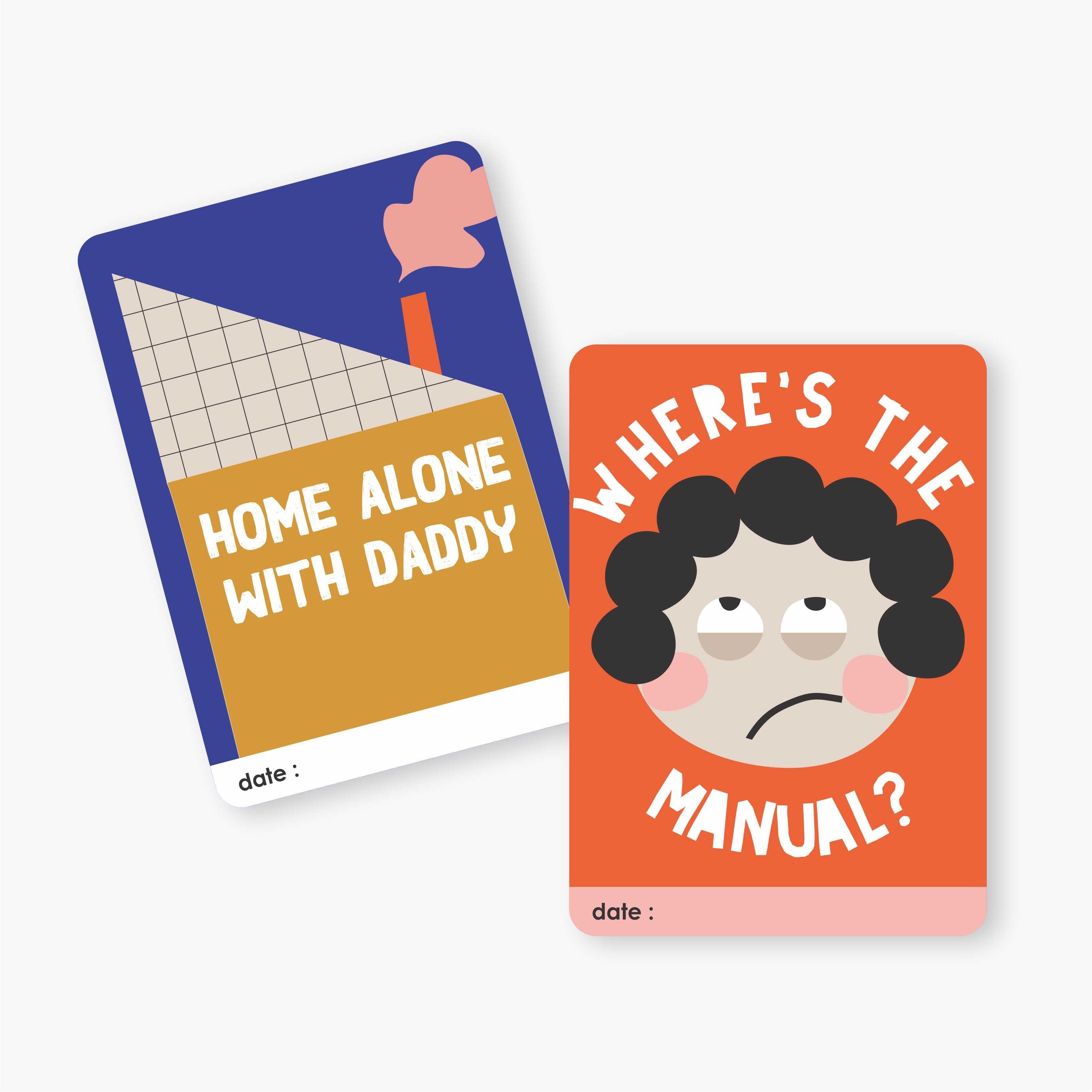 Mini Milestone Cards Daddy - Totdot