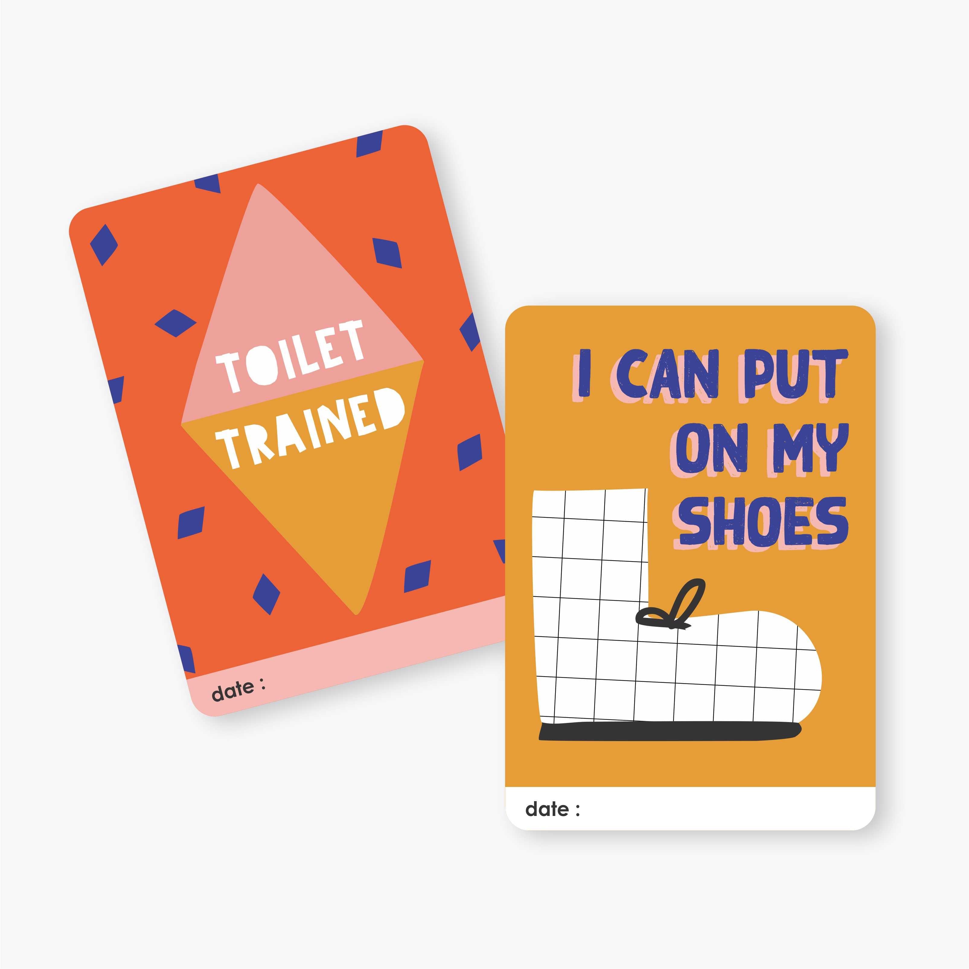 Mini Milestone Cards Toddler - Totdot