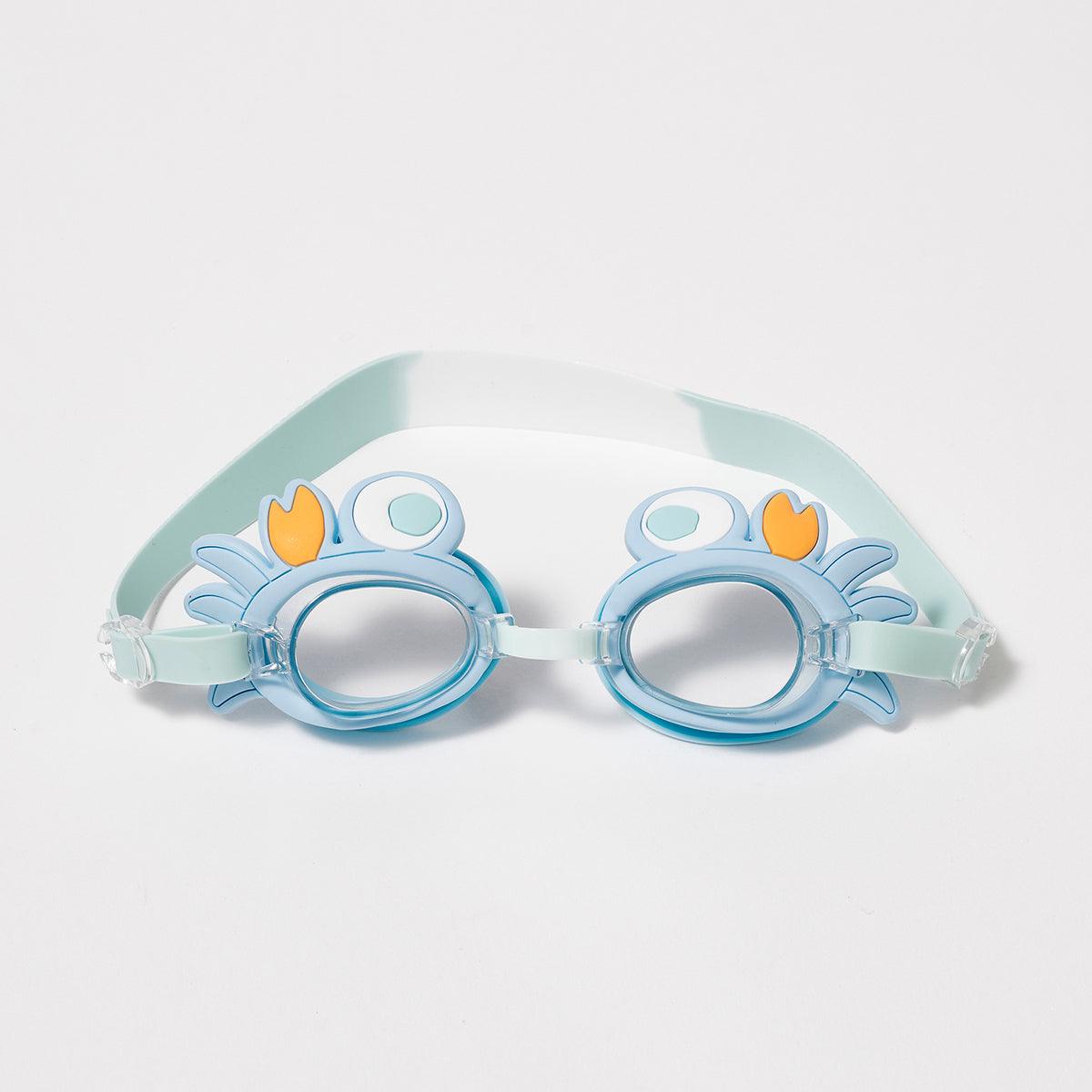 Mini Swim Goggles Sonny the Sea Creature Blue - Totdot