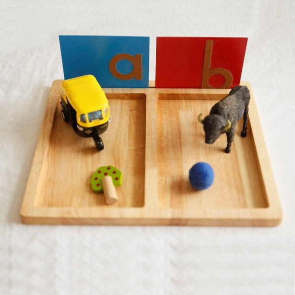 Montessori 2-part trays - Totdot